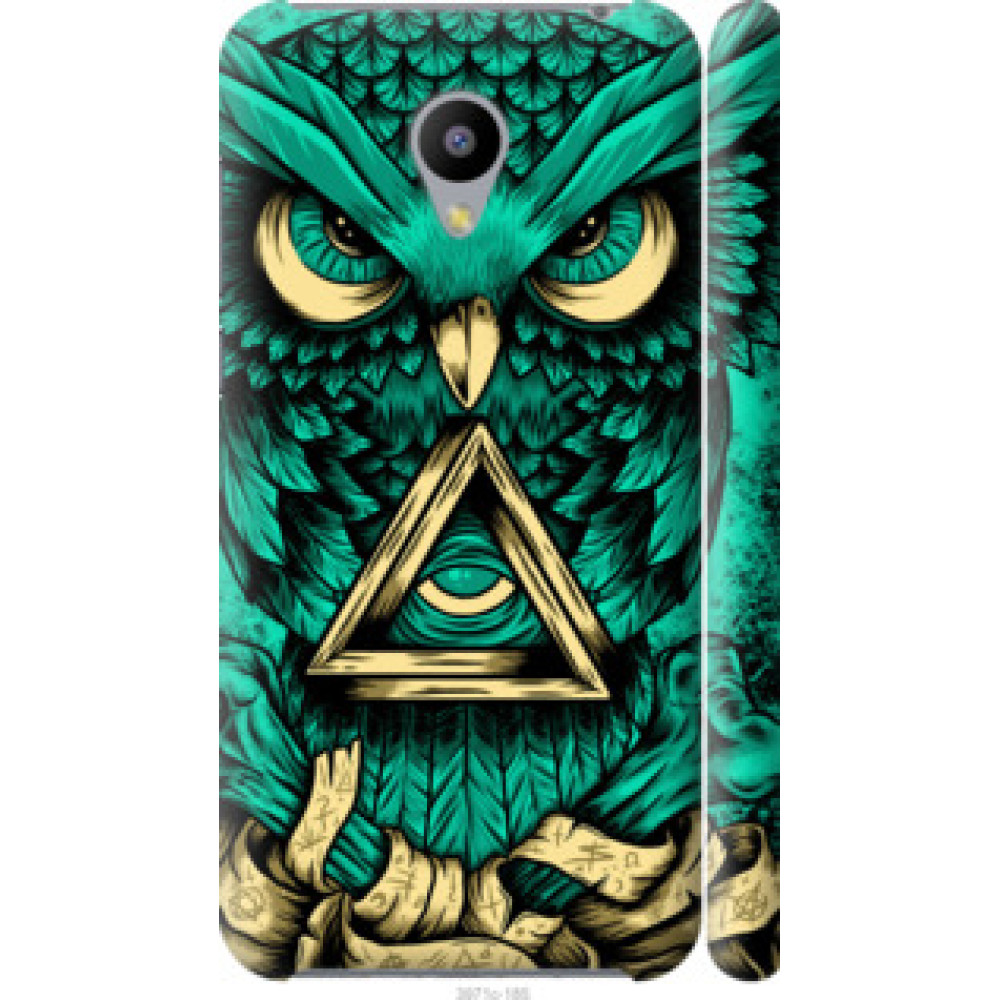 Чехол на Meizu M2 Сова Арт-тату (3971c-185)