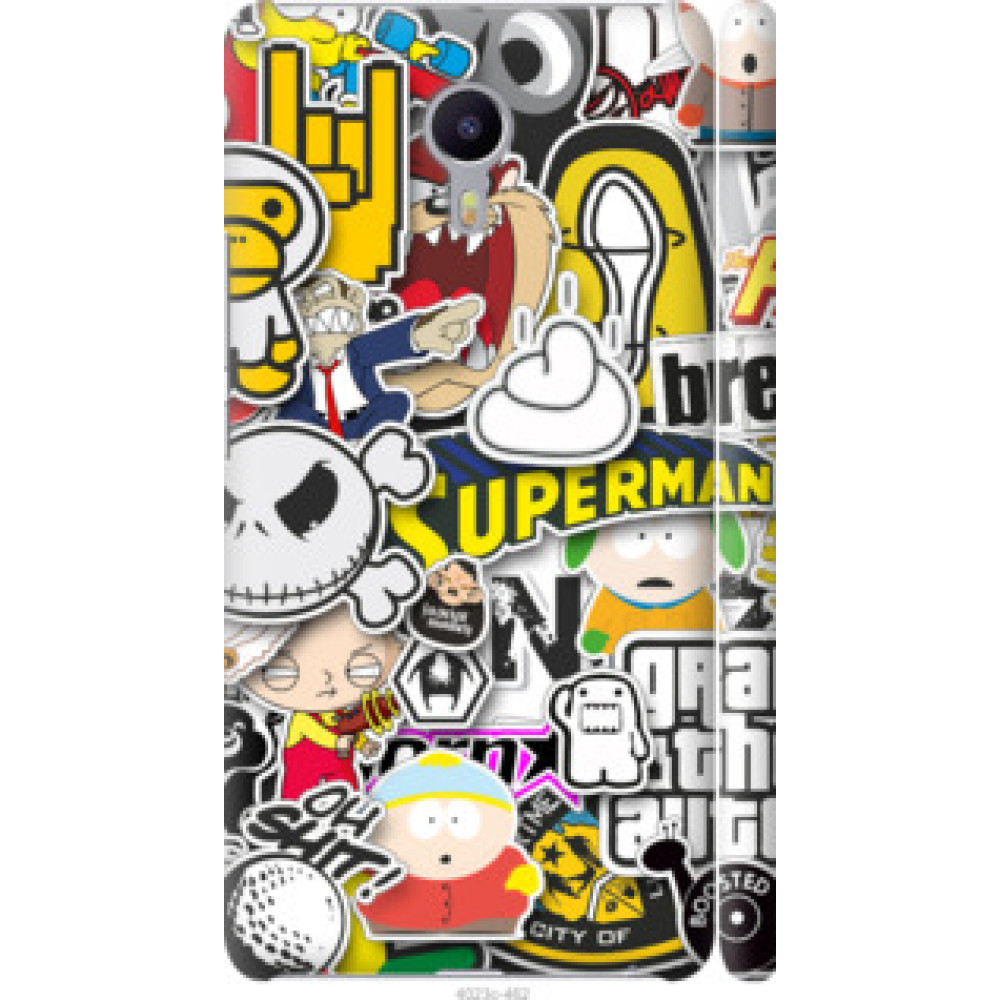 Чехол на Meizu M3 Max Popular logos (4023c-462)