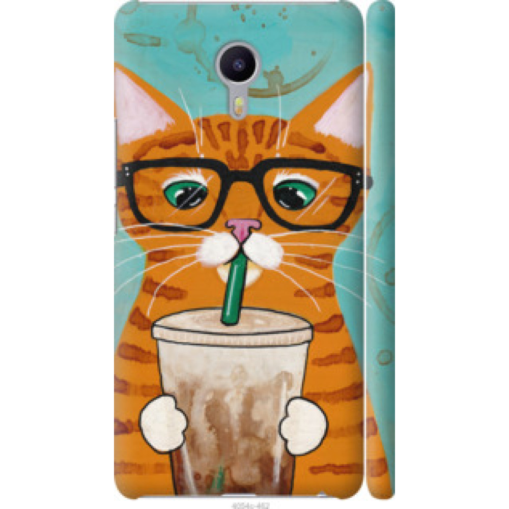 Чохол на Meizu M3 Max Зеленоглазый кот в очках (4054c-462)