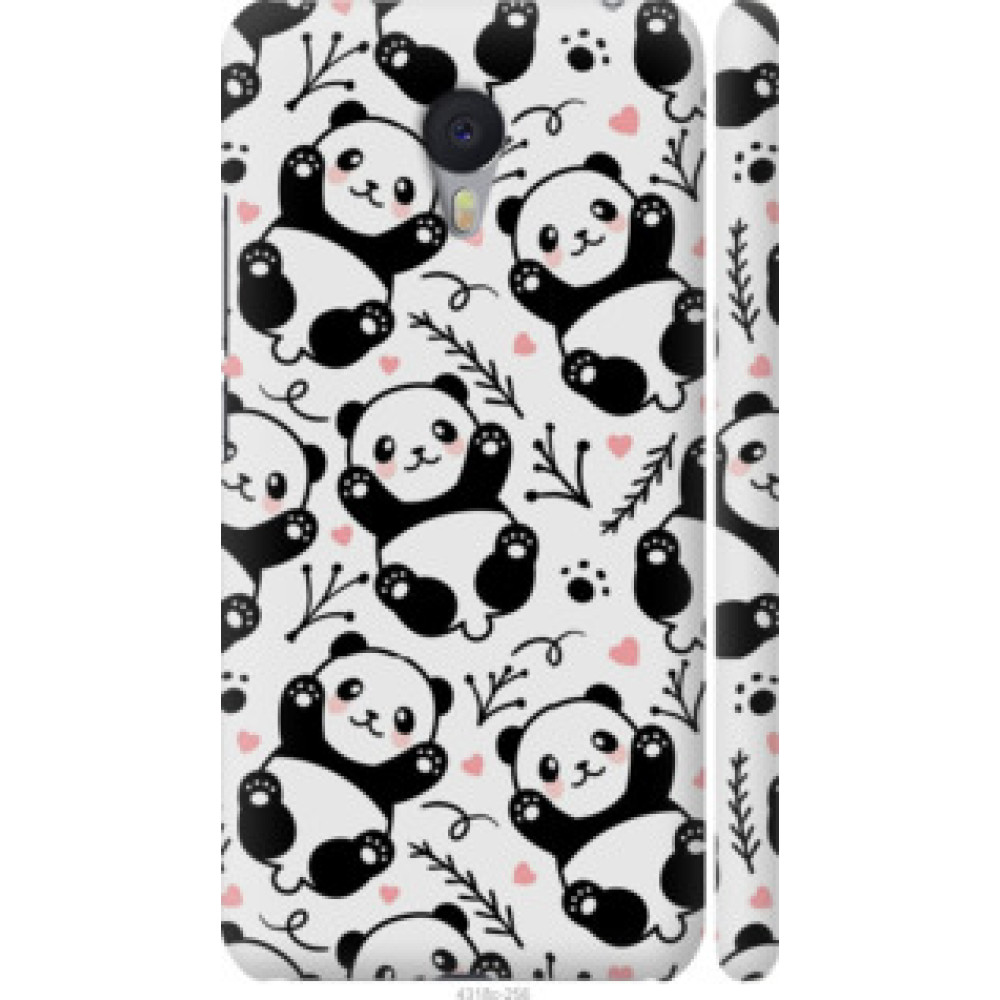 Чехол на Meizu M3 Note Панды (4318c-256)