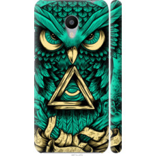 Чехол на Meizu M3 Сова Арт-тату (3971c-272)