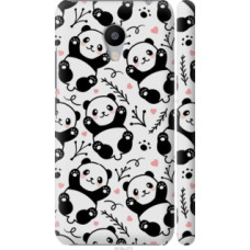 Чехол на Meizu M3 Панды (4318c-272)