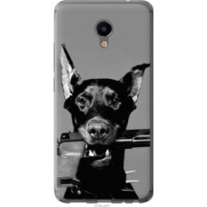 Чехол на Meizu M3e Доберман (2745u-607)