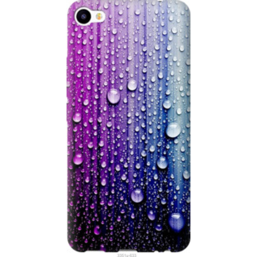 Чехол на Meizu M3x Капли воды (3351u-633)