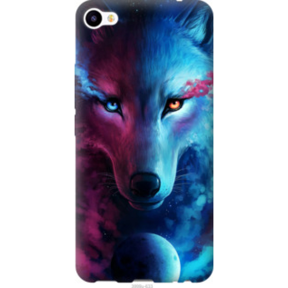 Чехол на Meizu M3x Арт-волк (3999u-633)