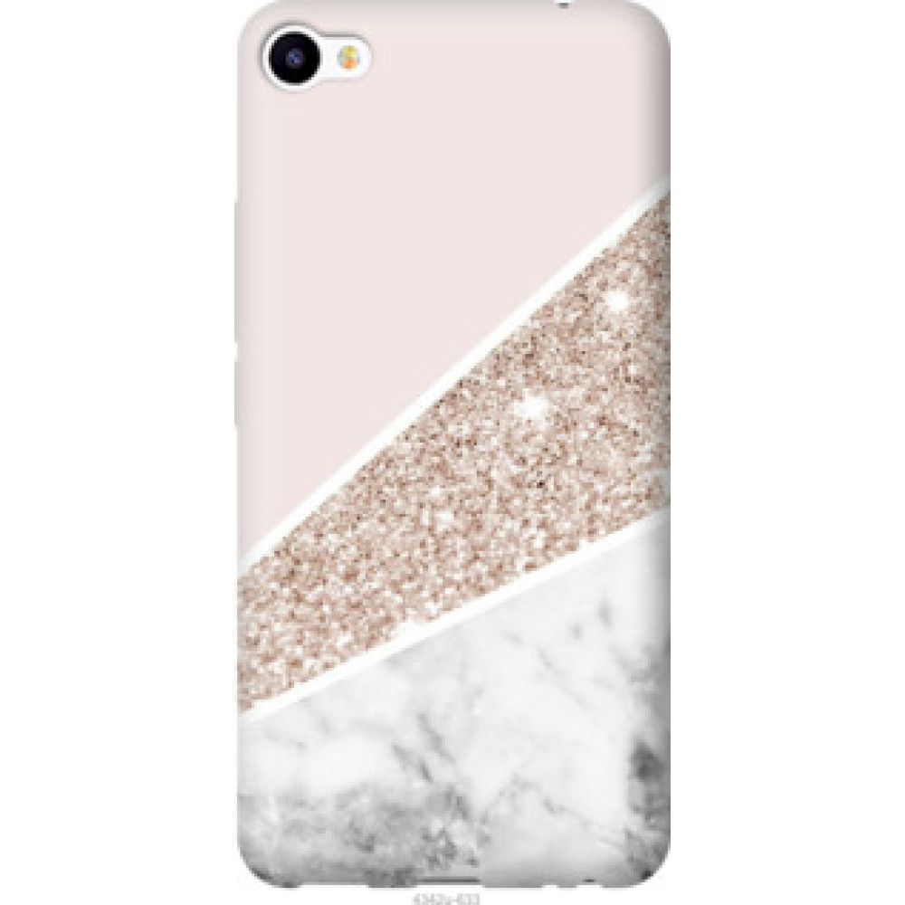 Чохол на Meizu M3x Пастельный мрамор (4342u-633)