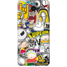 Чехол на Meizu M5c Popular logos (4023u-1096)