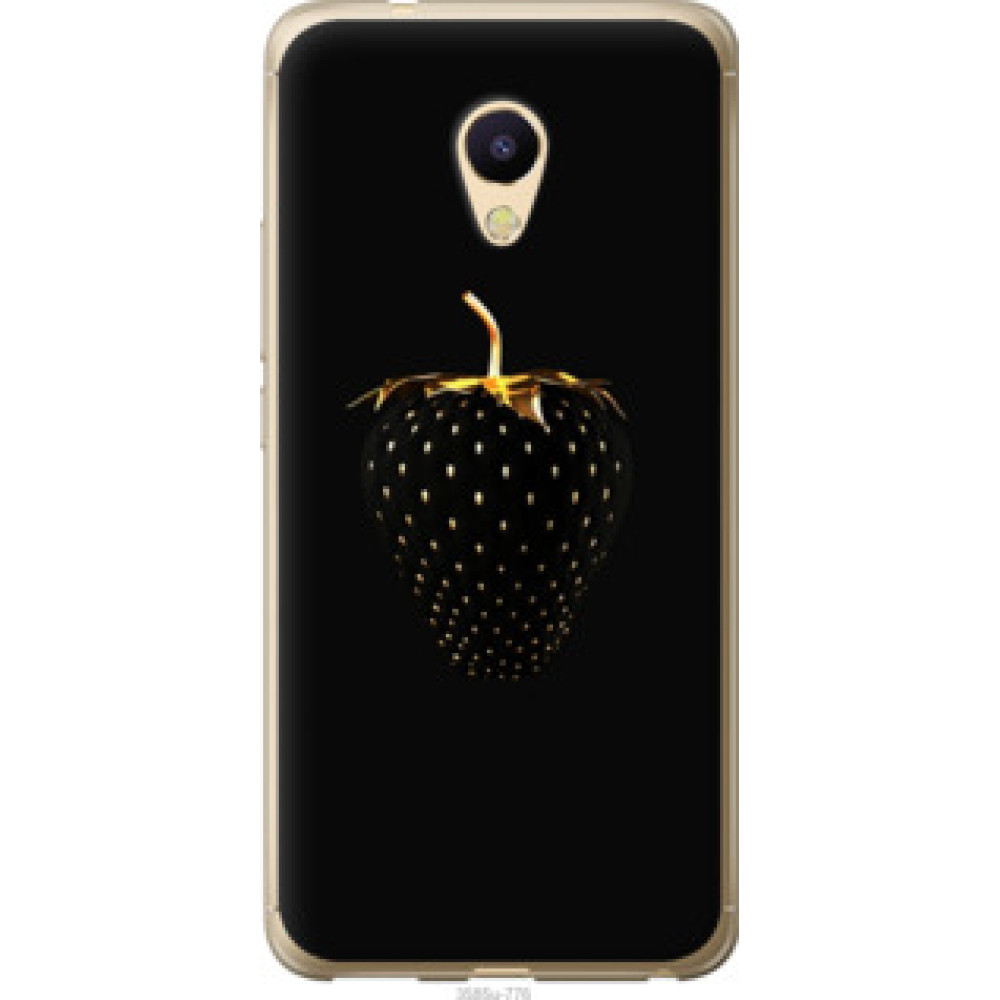 Чохол на Meizu M5s Черная клубника (3585u-776)
