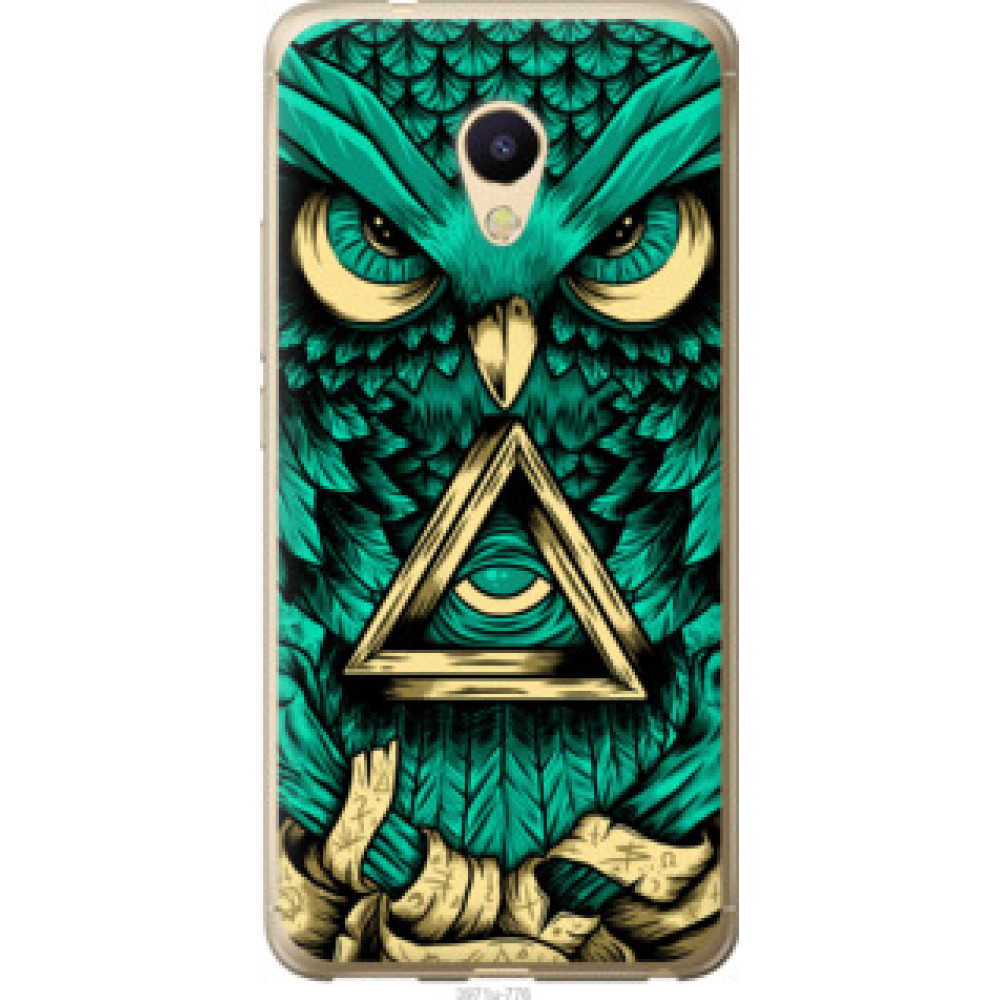 Чехол на Meizu M5s Сова Арт-тату (3971u-776)