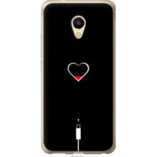 Чехол на Meizu M5s Подзарядка сердца (4274u-776)