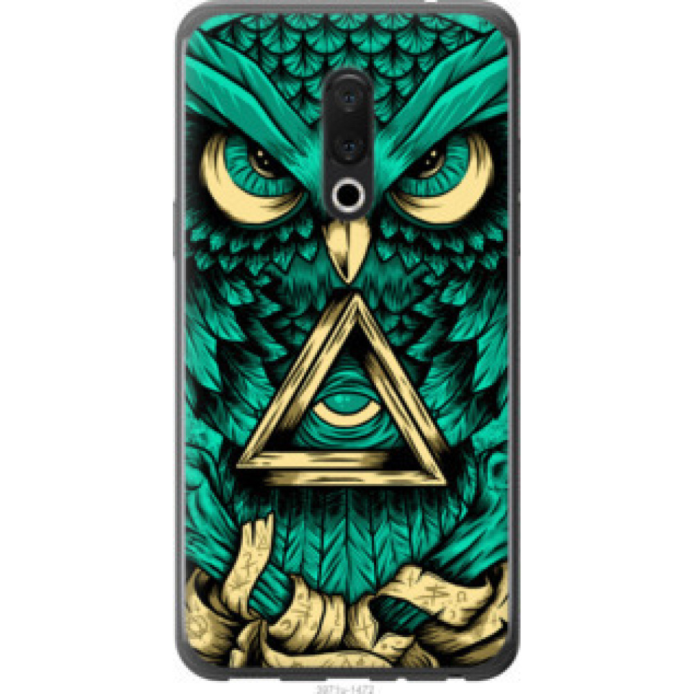 Чехол на Meizu 15 Сова Арт-тату (3971u-1472)