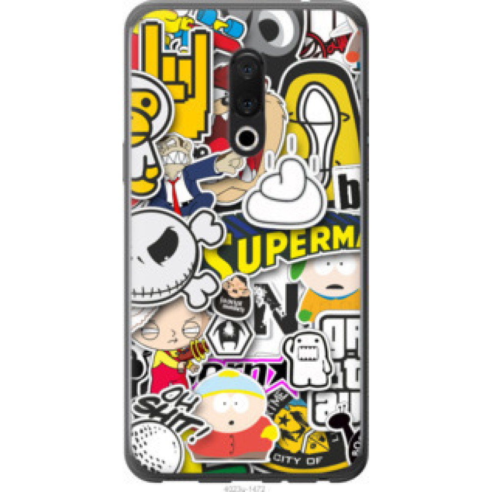 Чохол на Meizu 15 Popular logos (4023u-1472)