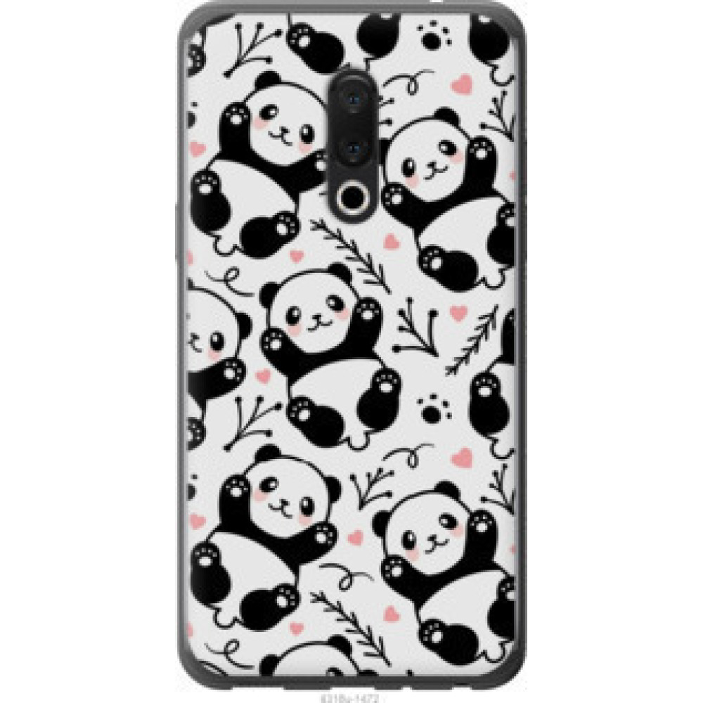 Чехол на Meizu 15 Панды (4318u-1472)