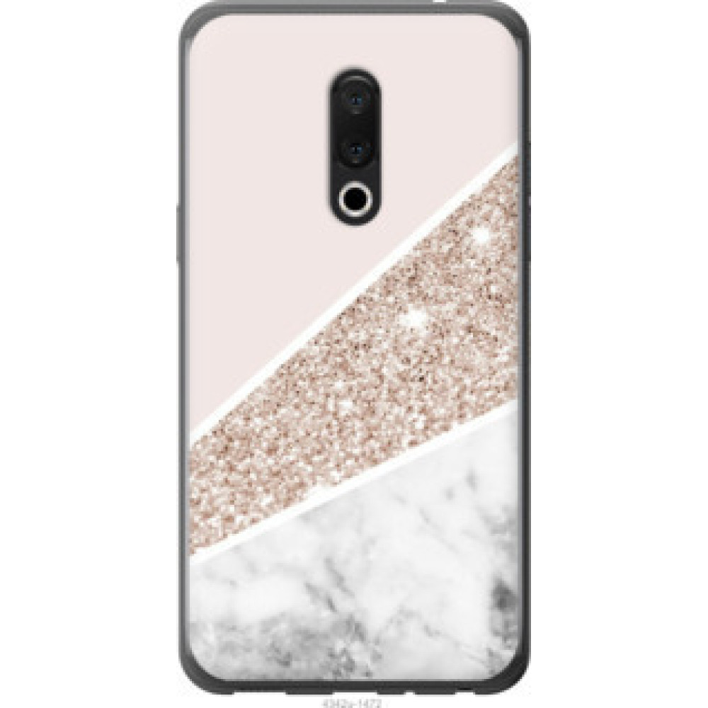 Чехол на Meizu 15 Пастельный мрамор (4342u-1472)