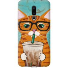 Чехол на Meizu 16 Зеленоглазый кот в очках (4054u-1739)