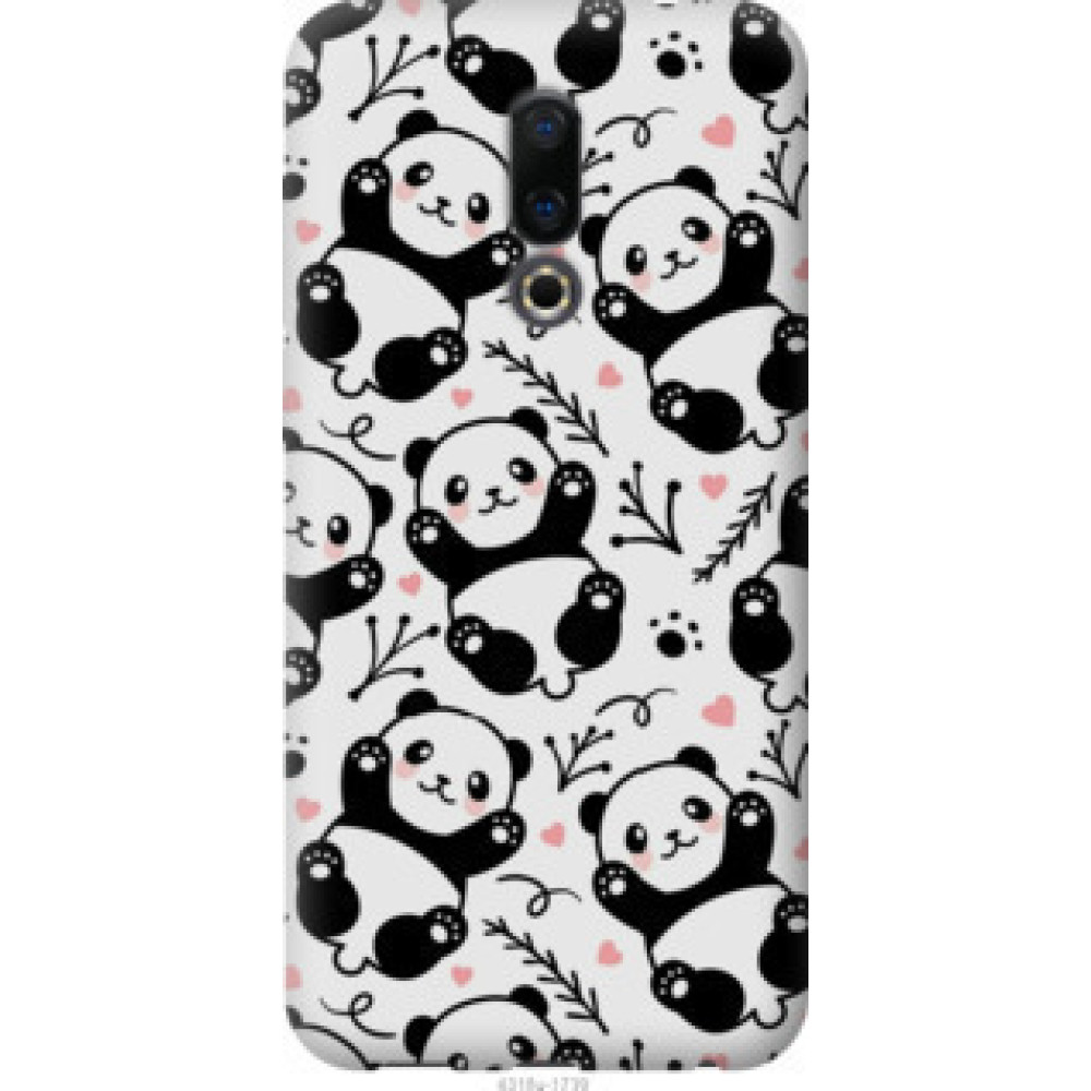 Чехол на Meizu 16 Панды (4318u-1739)