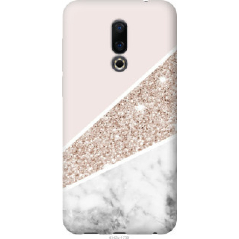 Чохол на Meizu 16 Пастельный мрамор (4342u-1739)
