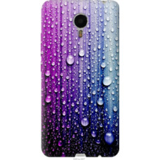 Чехол на Meizu Metal Капли воды (3351u-507)