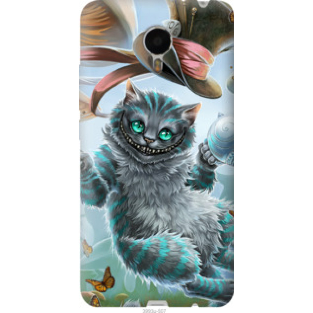 Чохол на Meizu Metal Чеширский кот 2 (3993u-507)