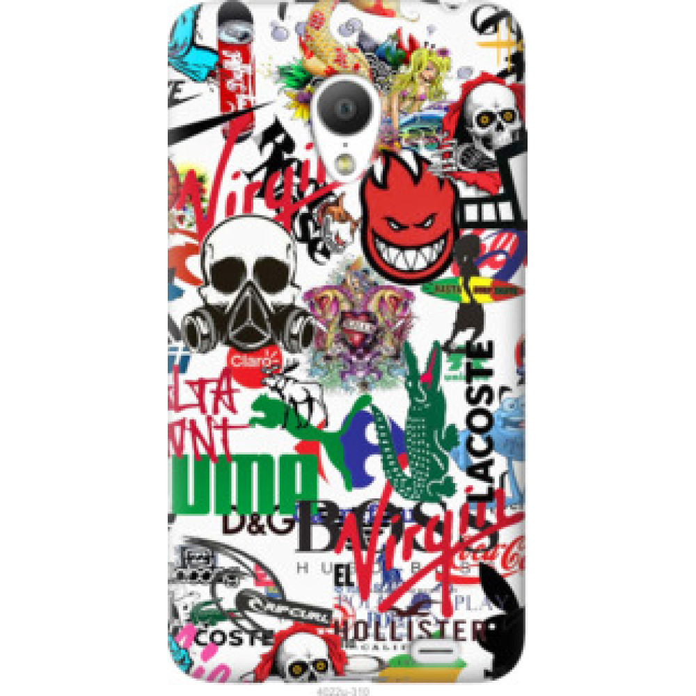 Чехол на Meizu MX3 Many different logos (4022u-310)