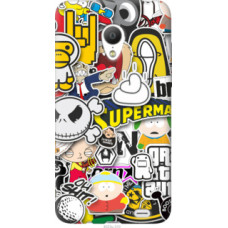 Чехол на Meizu MX3 Popular logos (4023u-310)