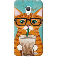 Чехол на Meizu MX3 Зеленоглазый кот в очках (4054u-310)