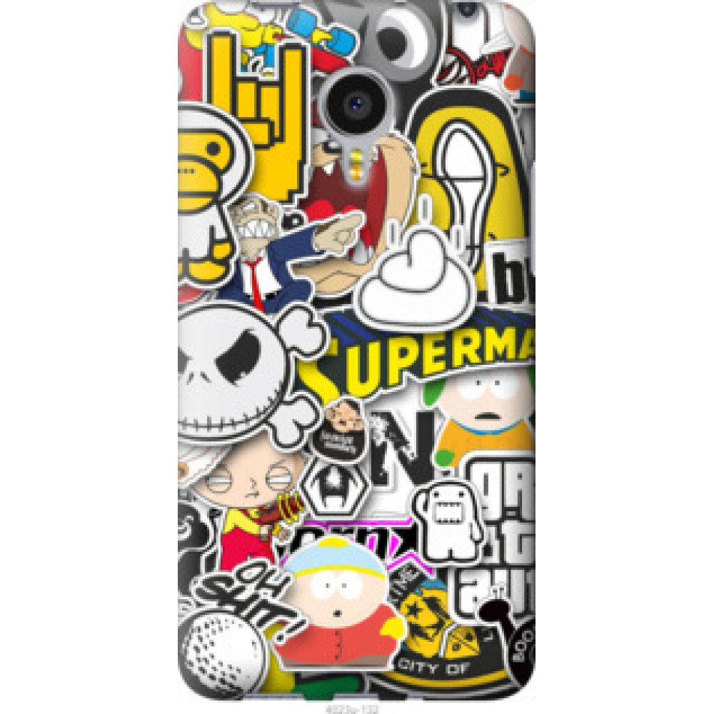 Чехол на Meizu MX4 PRO Popular logos (4023u-132)