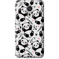 Чехол на Meizu Pro 5 Панды (4318u-108)