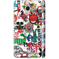 Чехол на Meizu MX6 Many different logos (4022c-259)