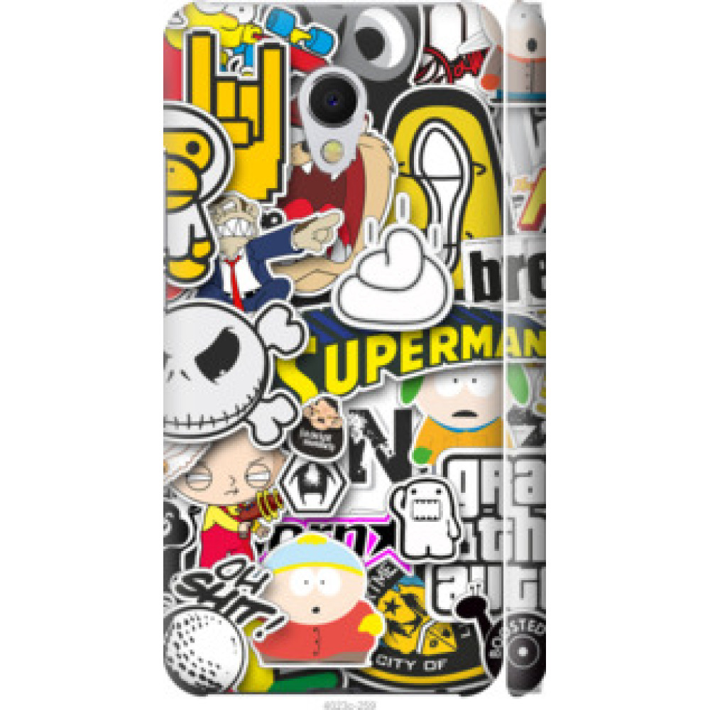 Чохол на Meizu MX6 Popular logos (4023c-259)