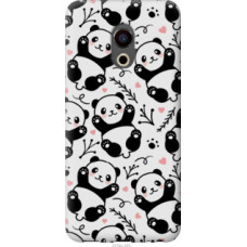 Чехол на Meizu Pro 6 Панды (4318u-293)