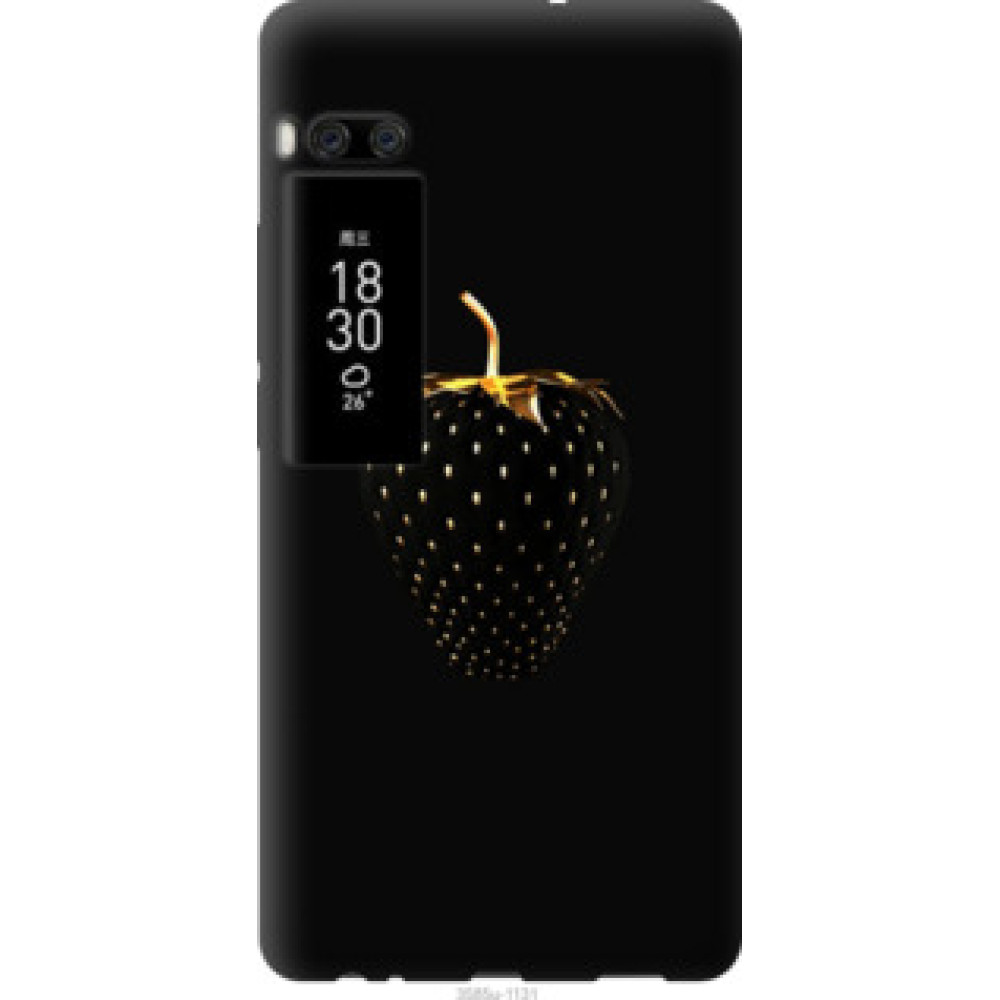 Чохол на Meizu Pro 7 Plus Черная клубника (3585u-1131)