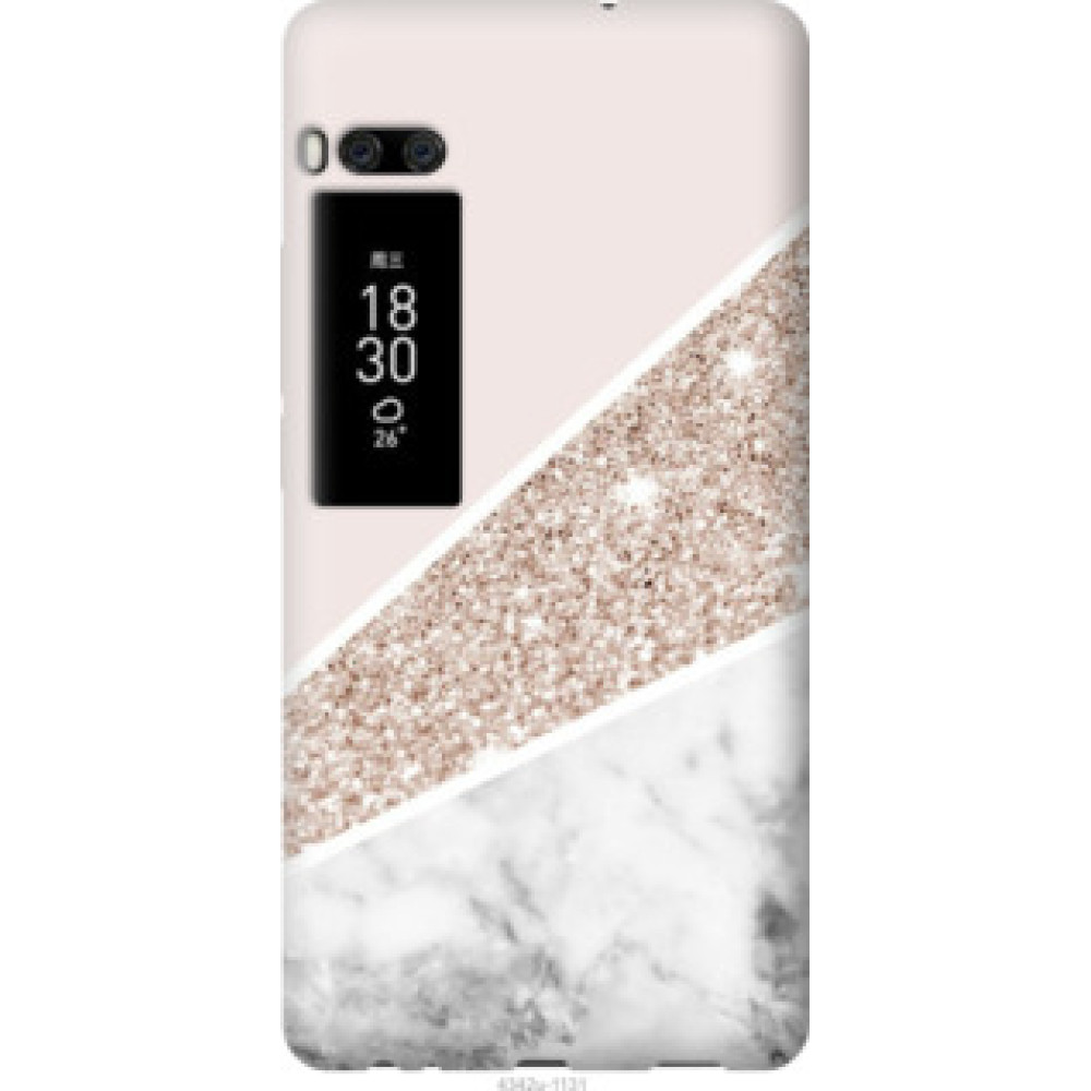 Чехол на Meizu Pro 7 Plus Пастельный мрамор (4342u-1131)
