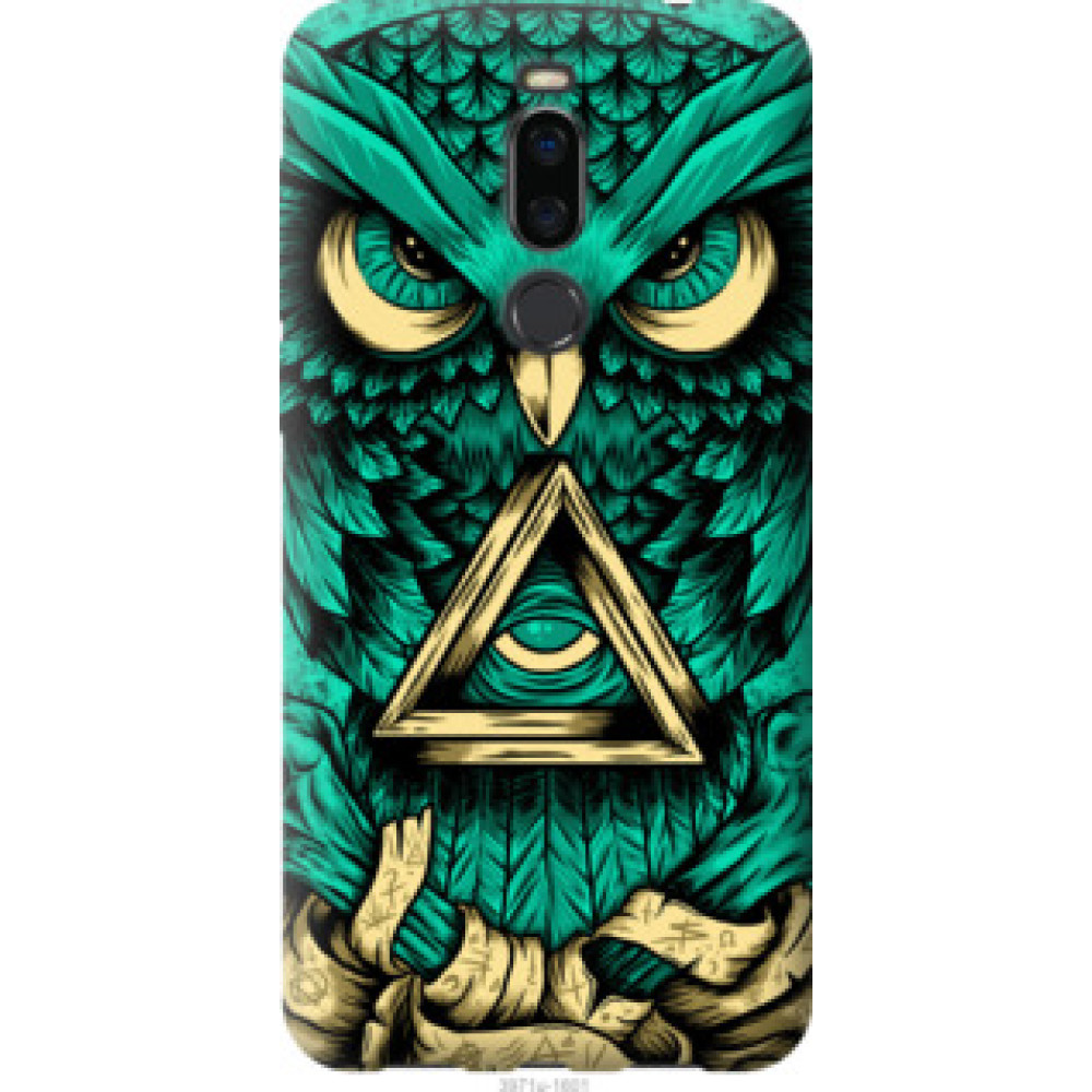 Чехол на Meizu X8 Сова Арт-тату (3971u-1601)