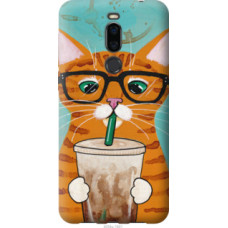 Чехол на Meizu X8 Зеленоглазый кот в очках (4054u-1601)