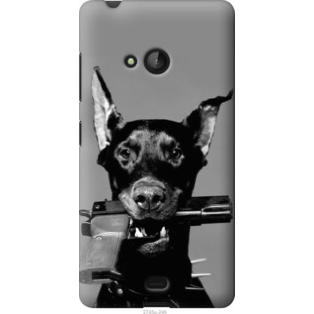 Чехол на Microsoft Lumia 540 Dual SIM Доберман (2745u-246)