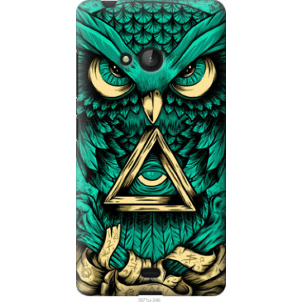 Чохол на Microsoft Lumia 540 Dual SIM Сова Арт-тату (3971u-246)