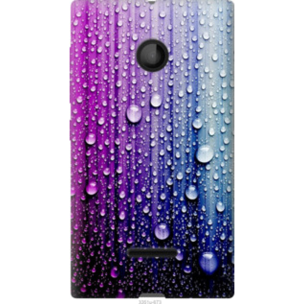 Чехол на Microsoft Lumia 435 Капли воды (3351u-673)