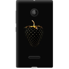 Чехол на Microsoft Lumia 435 Черная клубника (3585u-673)