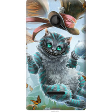 Чехол на Microsoft Lumia 435 Чеширский кот 2 (3993u-673)