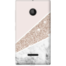 Чехол на Microsoft Lumia 435 Пастельный мрамор (4342u-673)