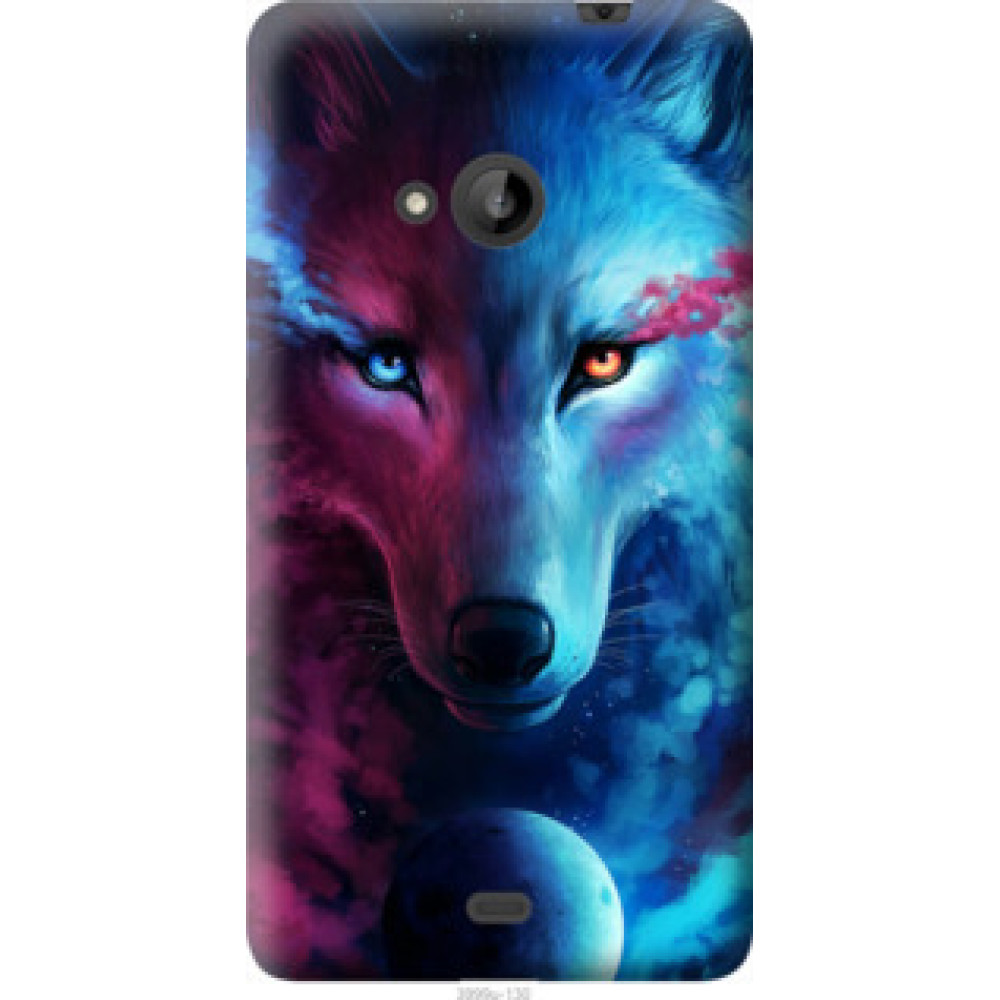Чохол на Microsoft Lumia 535 Арт-волк (3999u-130)