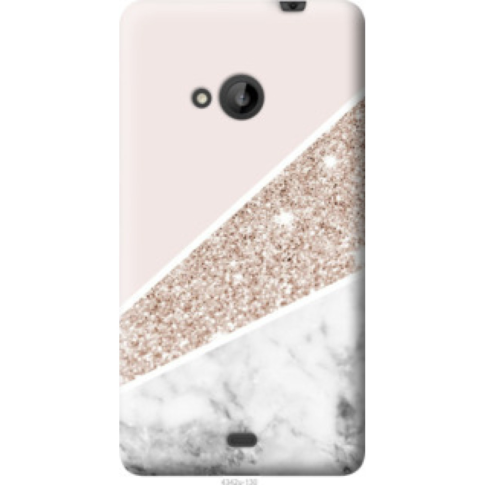 Чохол на Microsoft Lumia 535 Пастельный мрамор (4342u-130)