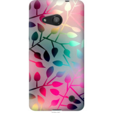 Чехол на Microsoft Lumia 550 Листья (2235u-343)