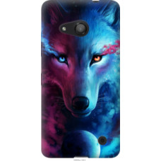 Чехол на Microsoft Lumia 550 Арт-волк (3999u-343)