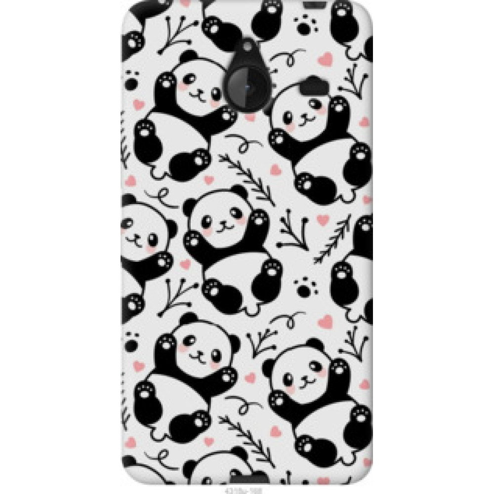 Чехол на Microsoft Lumia 640 XL Панды (4318u-168)