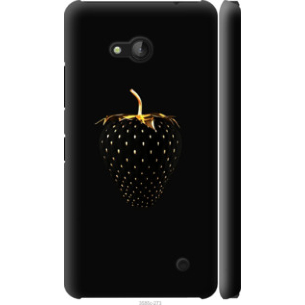 Чохол на Microsoft Lumia 640 Черная клубника (3585c-273)