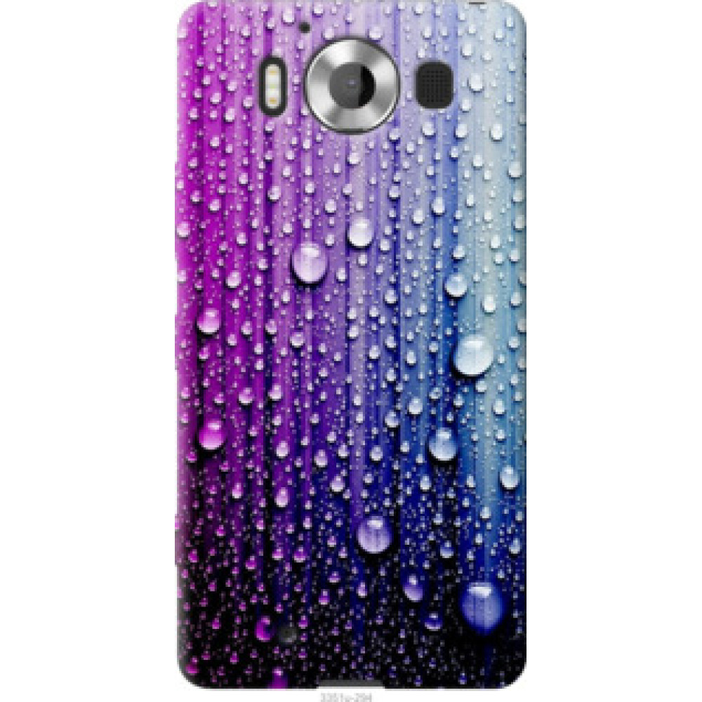 Чехол на Microsoft Lumia 950 Dual Sim Капли воды (3351u-294)