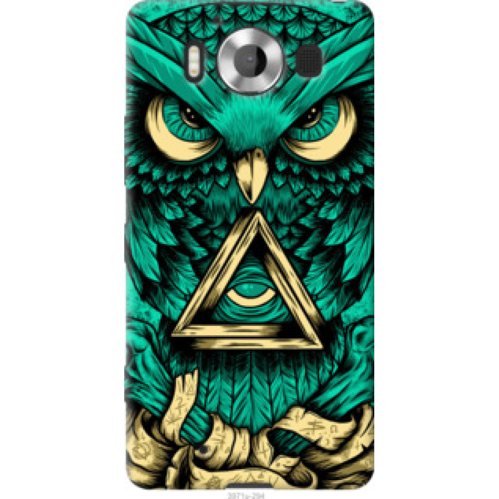 Чехол на Microsoft Lumia 950 Dual Sim Сова Арт-тату (3971u-294)