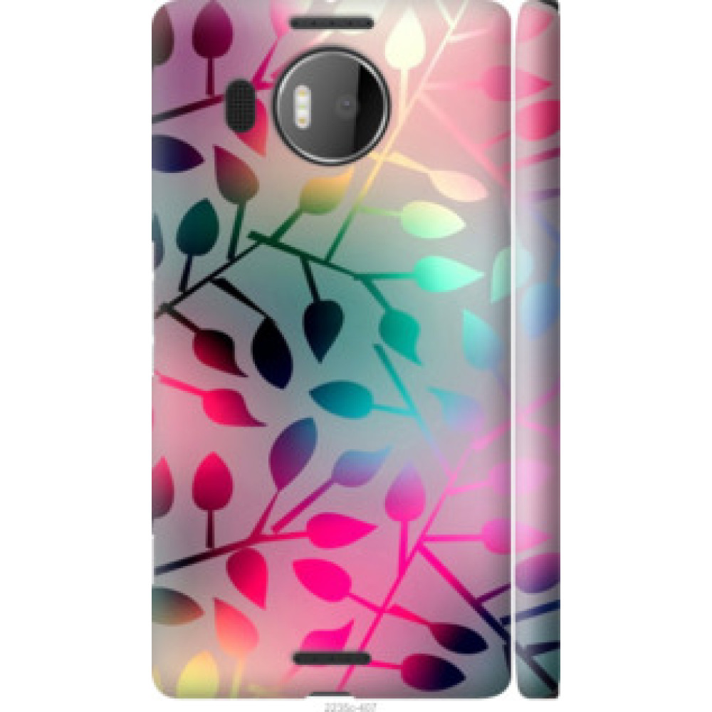 Чехол на Microsoft Lumia 950 XL Dual Sim Листья (2235c-407)